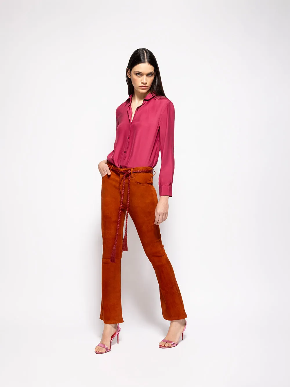 Ametista Purple Potion Silk Shirt sold by Fashion Clinic product image thumbnail 2