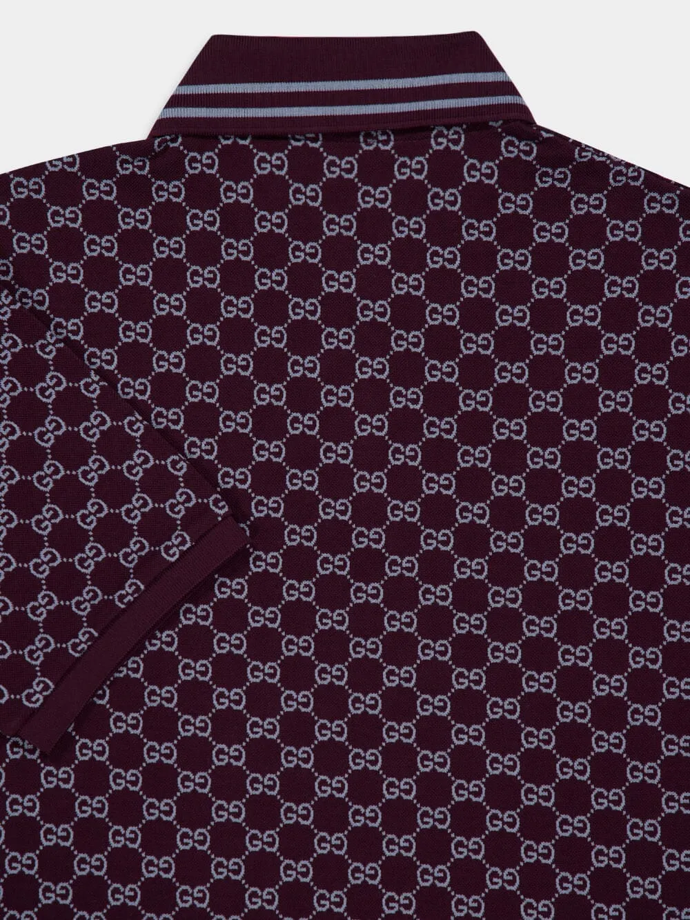 GG Cotton Jacquard Polo Shirt sold by Fashion Clinic product image thumbnail 4