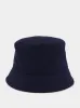 Dark Blue Cotton Canvas Bucket Hat sold by Fashion Clinic