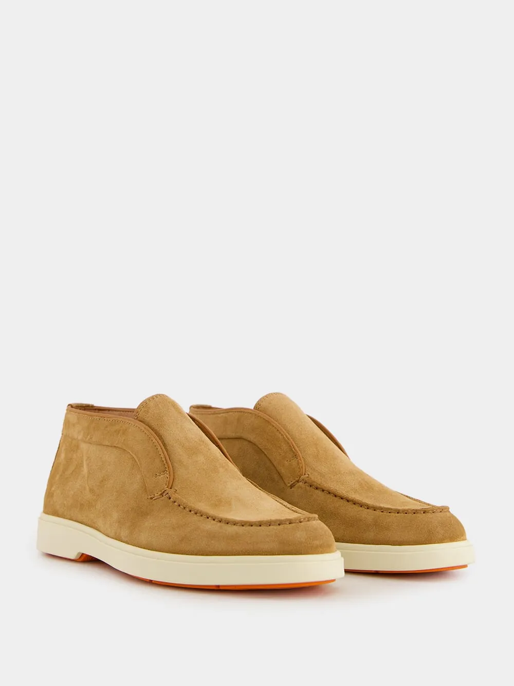 Andvari Camel Suede Desert Boots sold by Fashion Clinic product image thumbnail 3