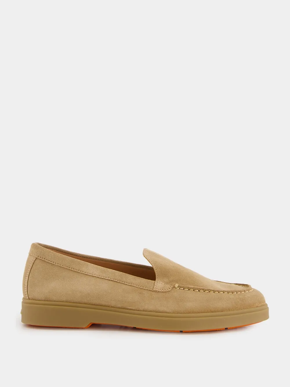 Yaltamoc Camel Suede Loafers sold by Fashion Clinic