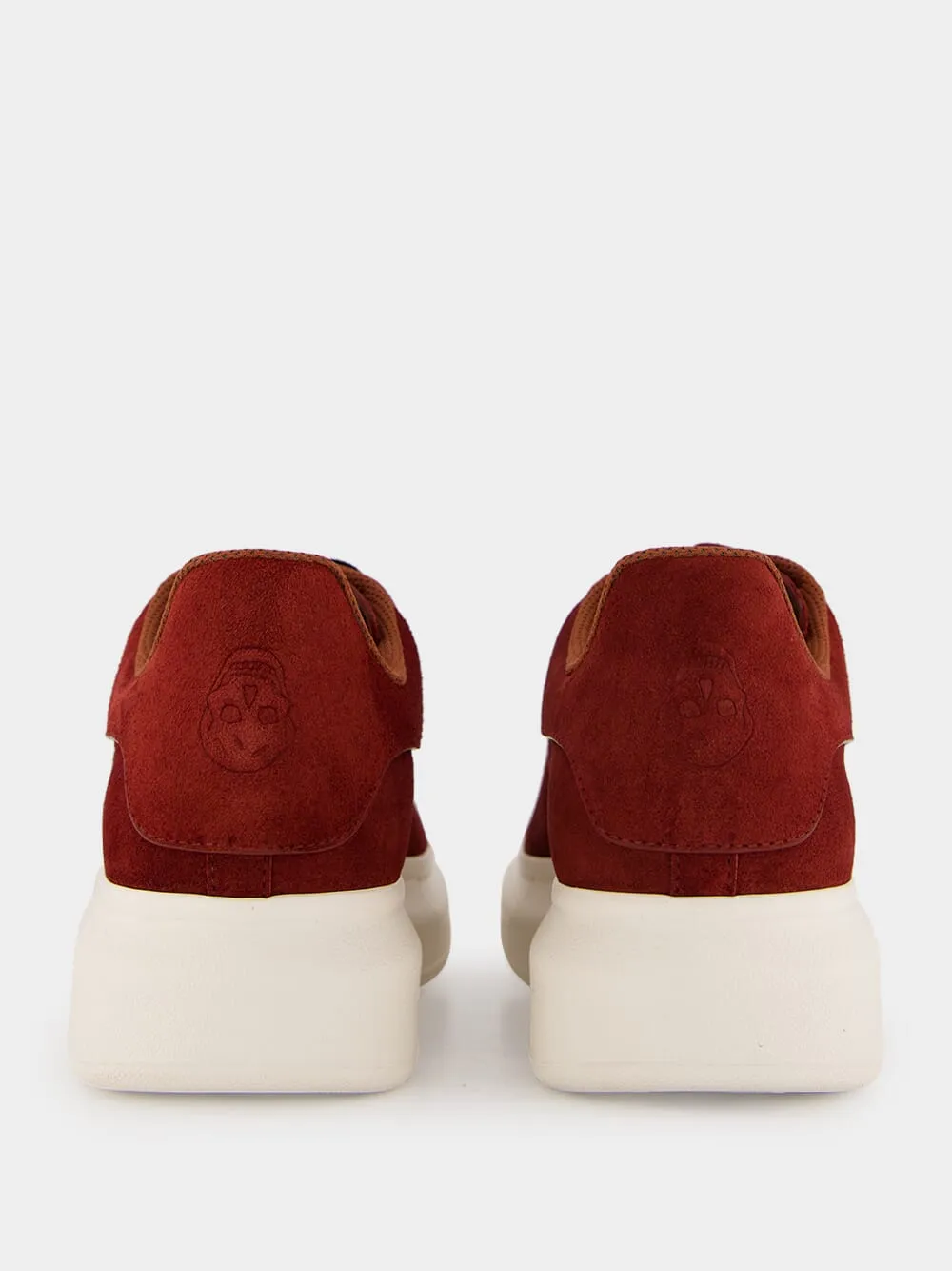 Red Oversized Retro Sneakers sold by Fashion Clinic product image thumbnail 5