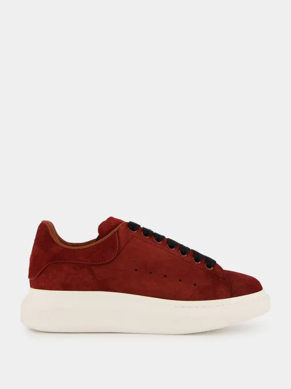 Red Oversized Retro Sneakers made by Alexander McQueen
