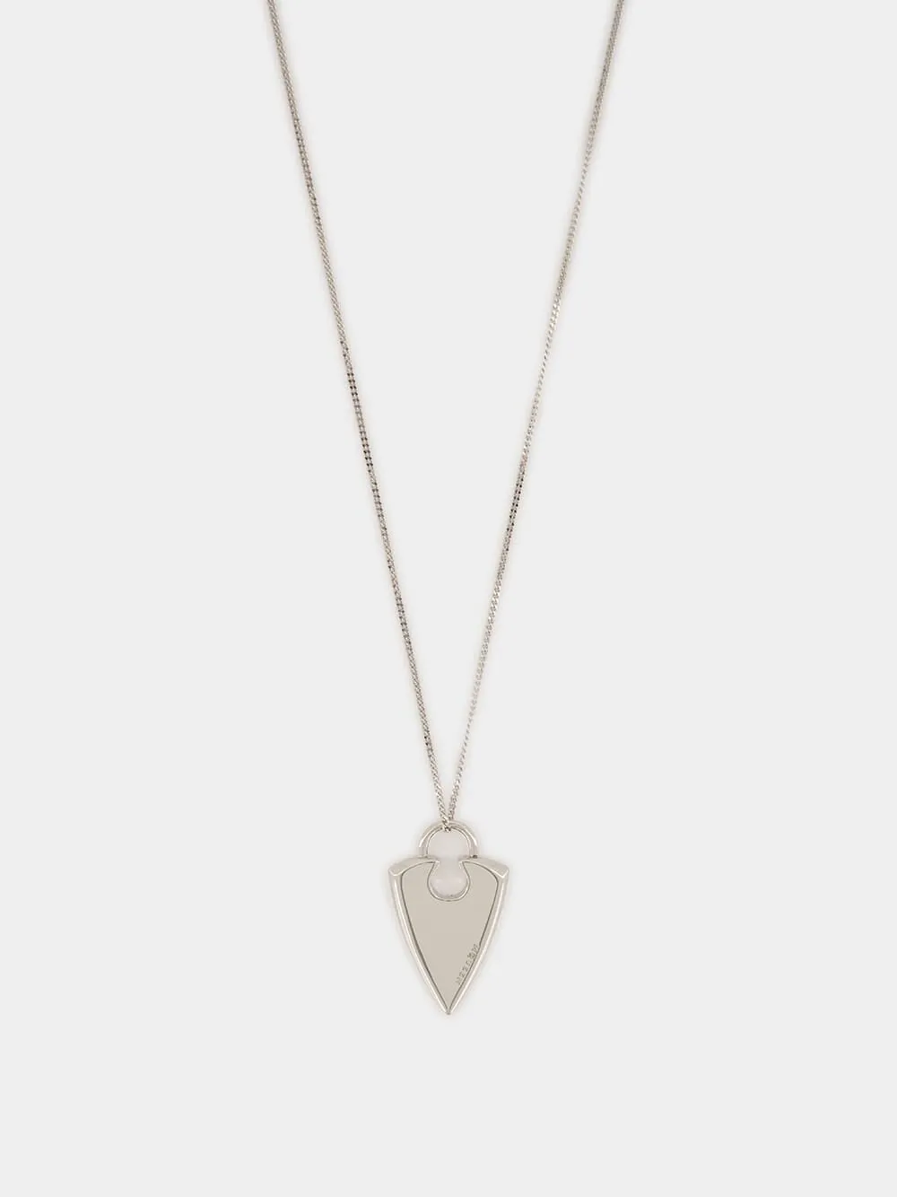 Palladium Arrow Pendant Necklace sold by Fashion Clinic product image thumbnail 2