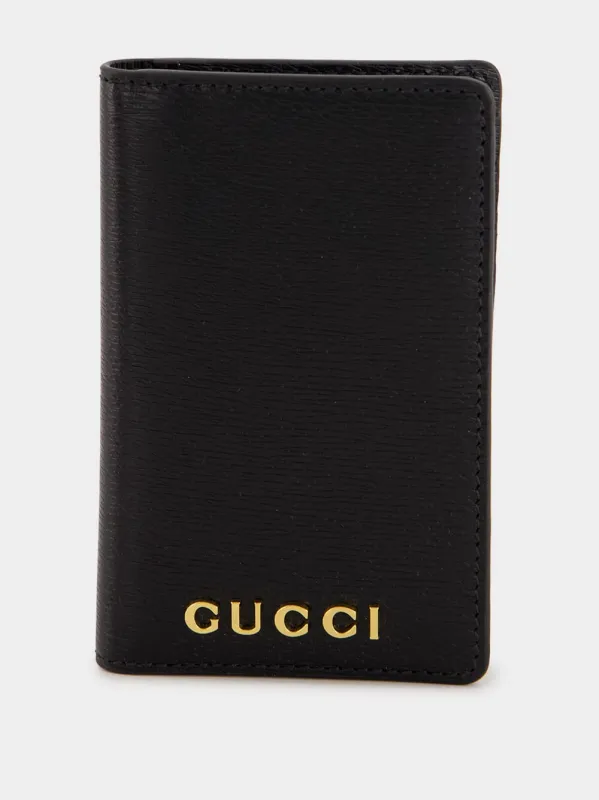Black Leather Card Holder sold by Fashion Clinic