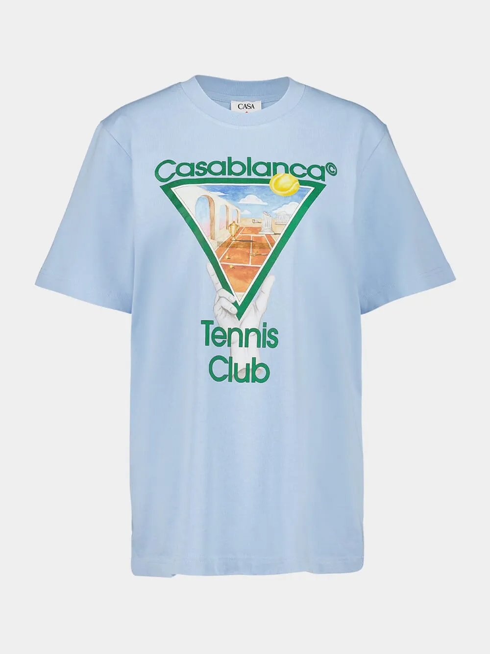 Light Blue Metaphysical Tennis Icon T-Shirt sold by Fashion Clinic