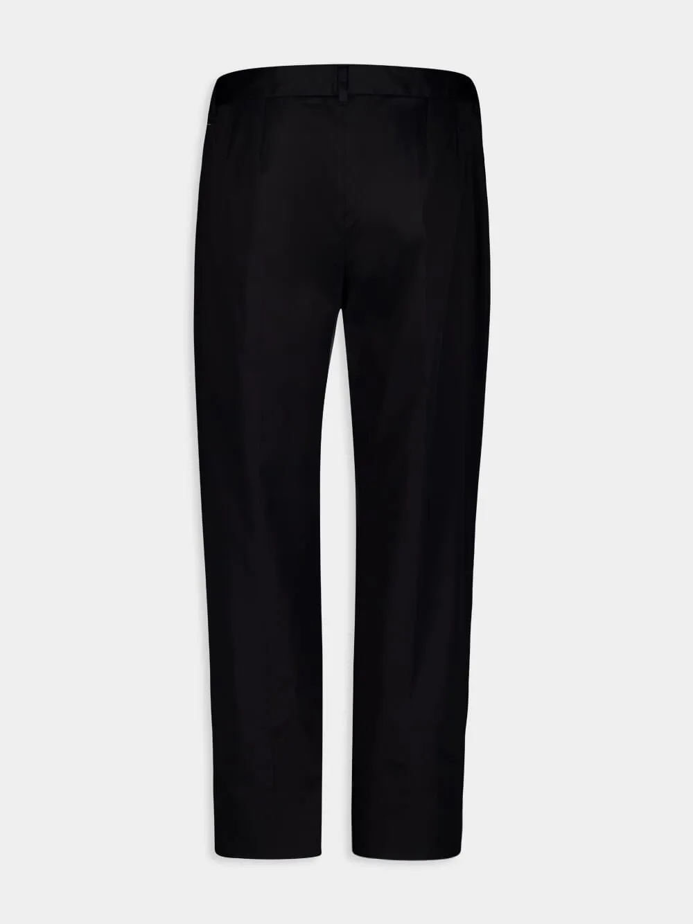 Black Cropped Tailored Trousers sold by Fashion Clinic product image thumbnail 2