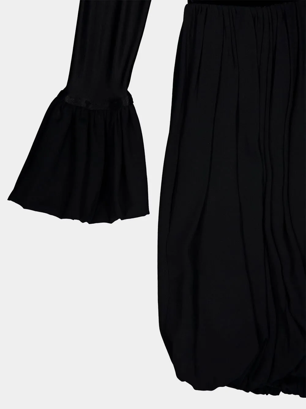 Black Panelled Flared Mini Dress sold by Fashion Clinic product image thumbnail 4