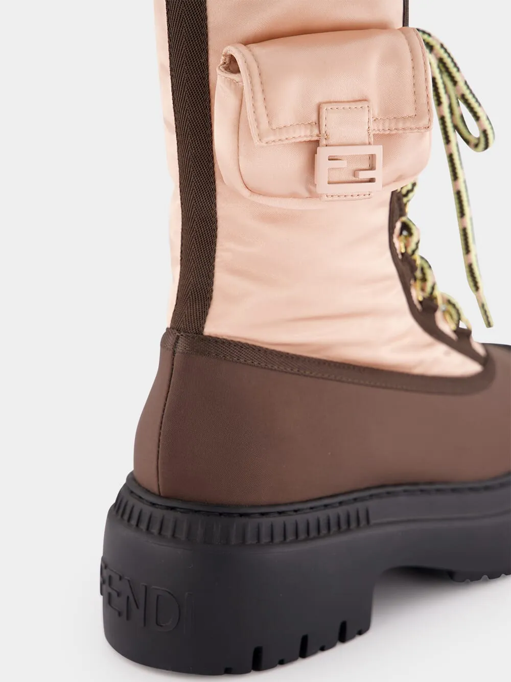 Pink Lace-Up Biker Boots sold by Fashion Clinic product image thumbnail 5