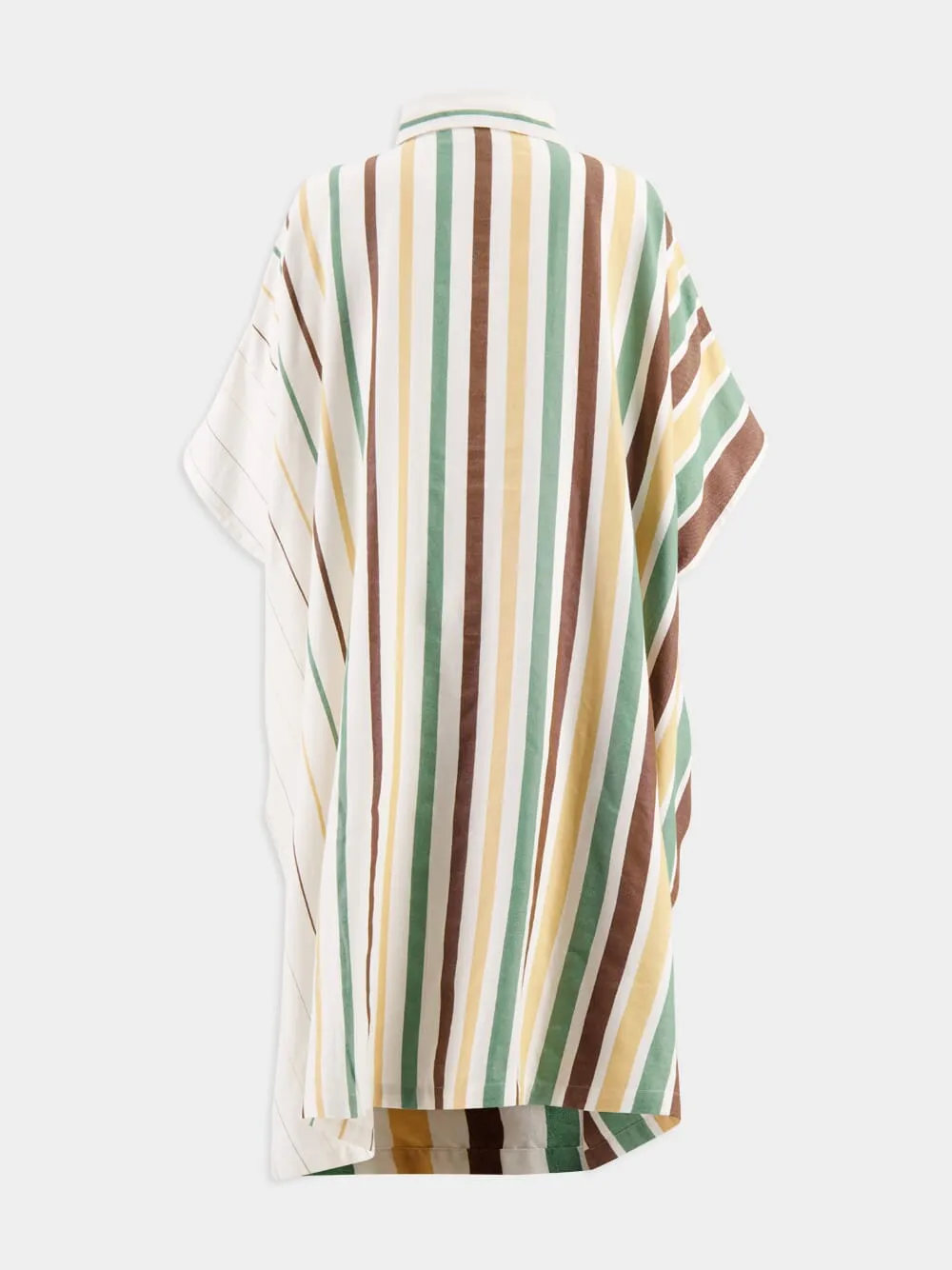 Striped Oversized Cotton Caftan Dress sold by Fashion Clinic product image thumbnail 2