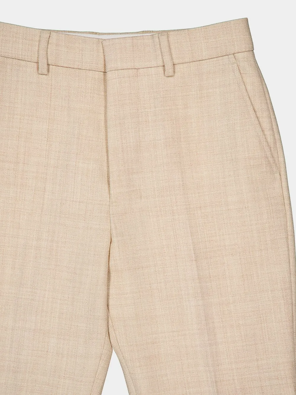 Beige Cigarette Trousers sold by Fashion Clinic product image thumbnail 3