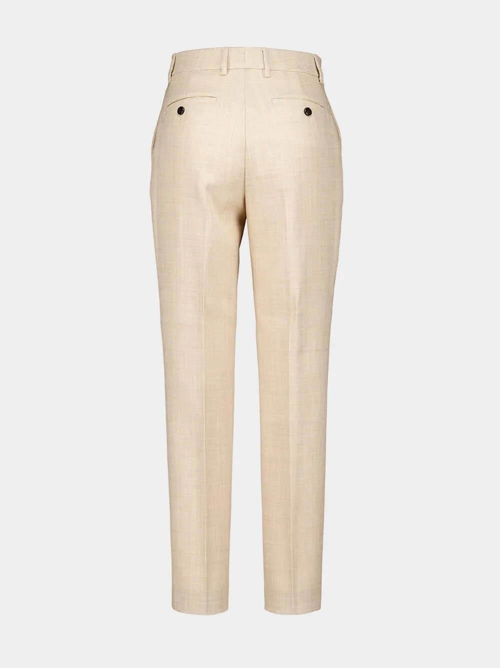 Beige Cigarette Trousers sold by Fashion Clinic product image thumbnail 2
