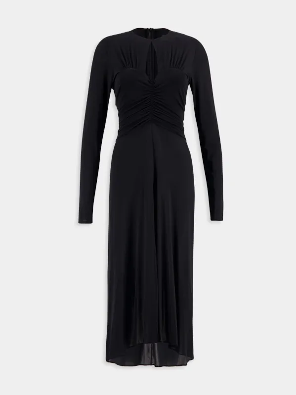 Black Jinelima Midi Dress sold by Fashion Clinic