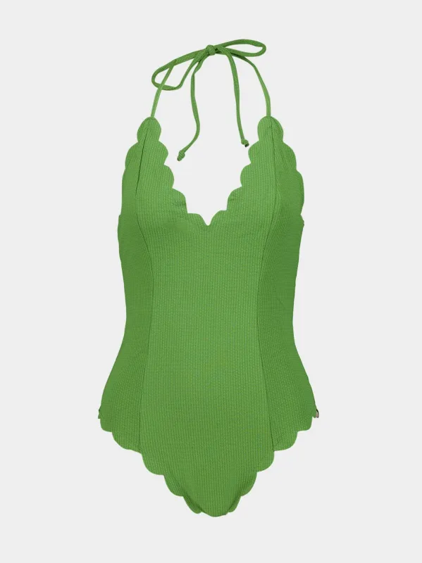 Green Broadway Maillot Swimsuit sold by Fashion Clinic