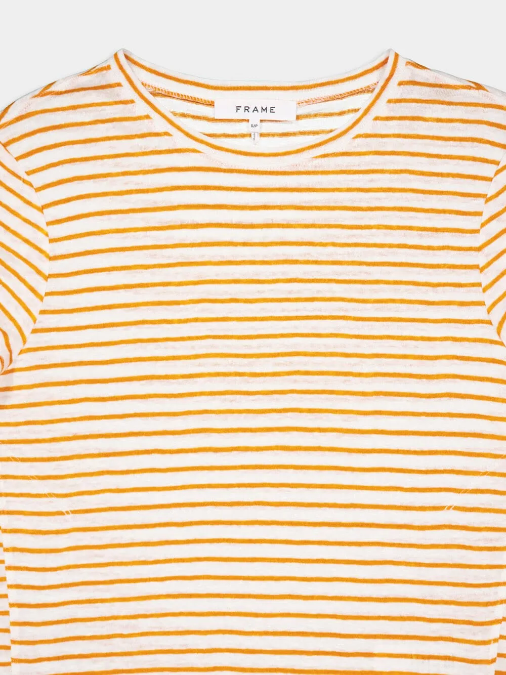 Striped Orange T-Shirt sold by Fashion Clinic product image thumbnail 3