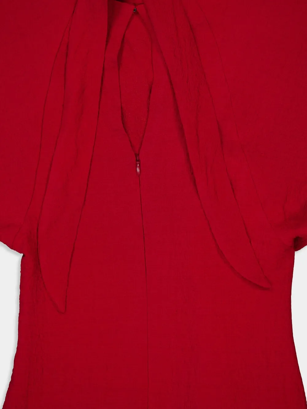 Red Love Short-Sleeve Midi Dress sold by Fashion Clinic product image thumbnail 4