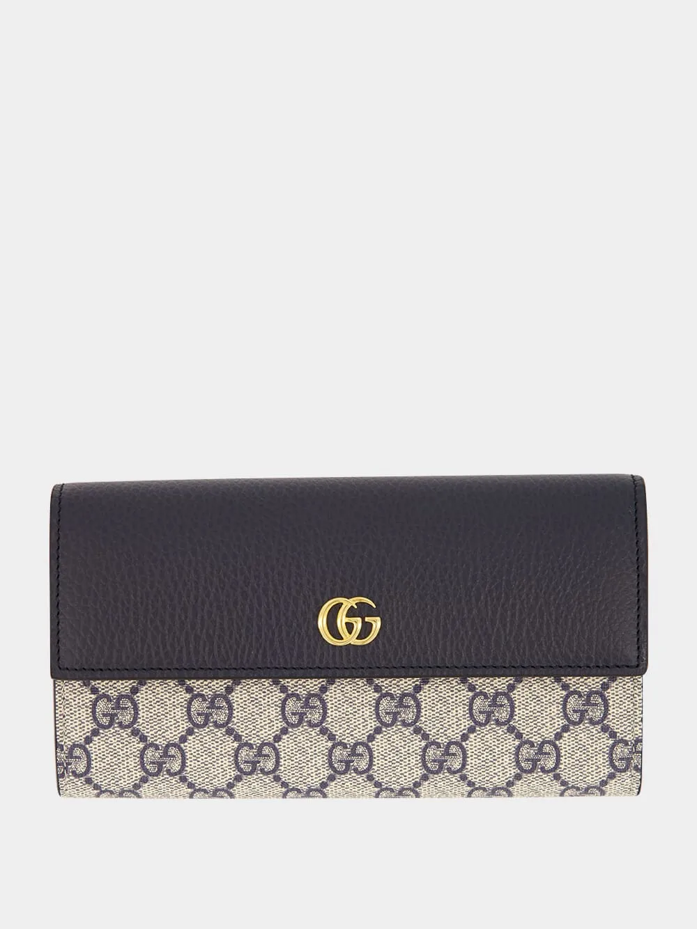GG Marmont Bi-Colour Continental Wallet sold by Fashion Clinic