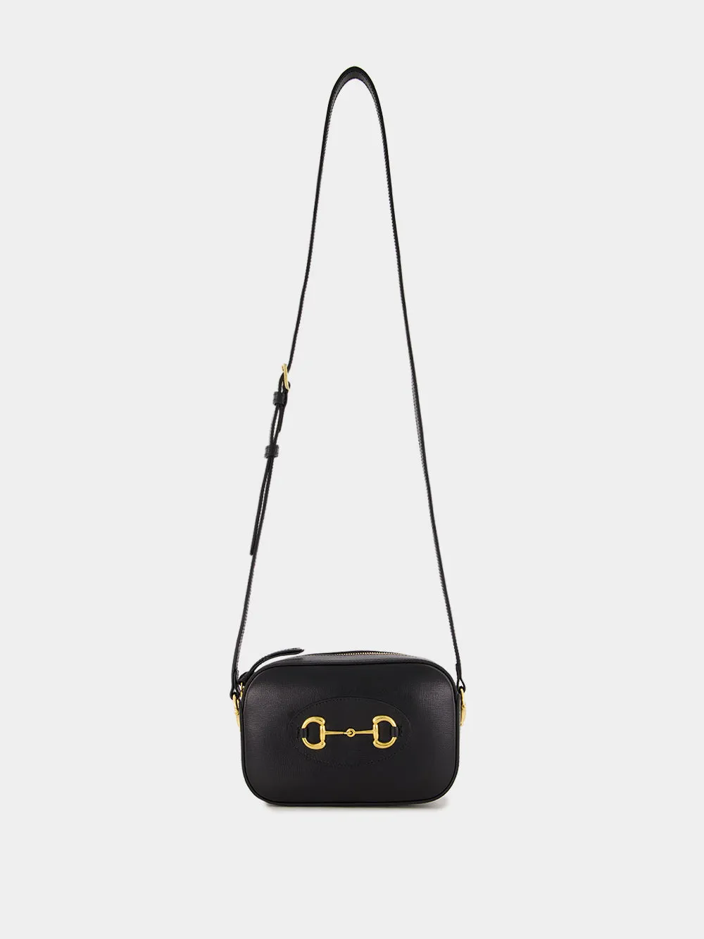 Black Horsebit 1955 Mini Shoulder Bag sold by Fashion Clinic product image thumbnail 2