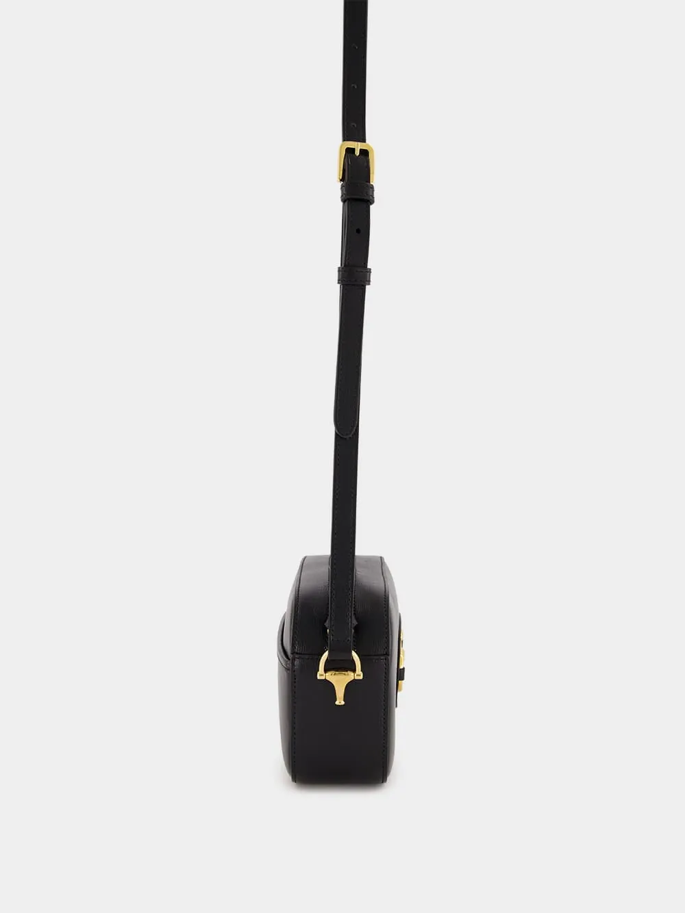 Black Horsebit 1955 Mini Shoulder Bag sold by Fashion Clinic product image thumbnail 4