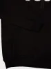 Black Embroidered Hooded Sweatshirt sold by Fashion Clinic