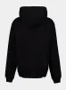 Black Embroidered Hooded Sweatshirt sold by Fashion Clinic