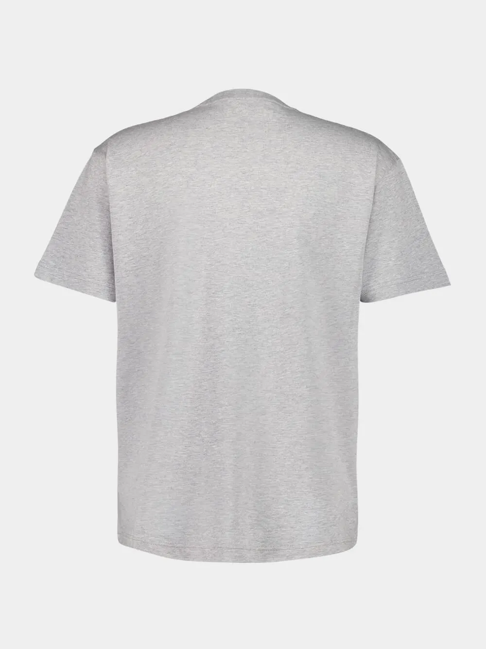 Grey Printed Cotton T-Shirt sold by Fashion Clinic product image thumbnail 2