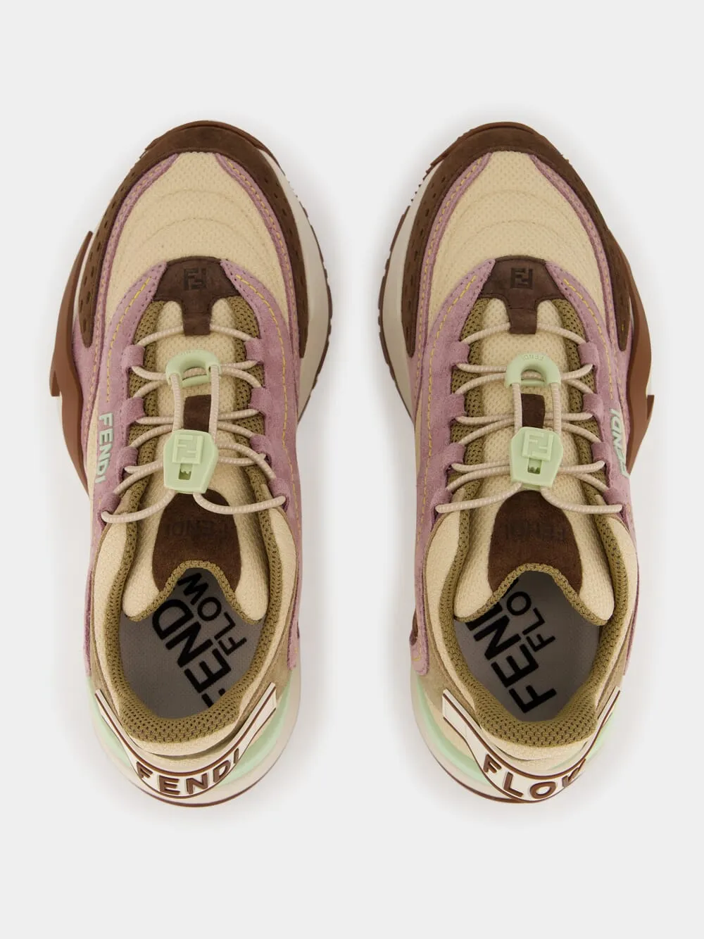 Brown Mesh and Suede Sneakers sold by Fashion Clinic product image thumbnail 4