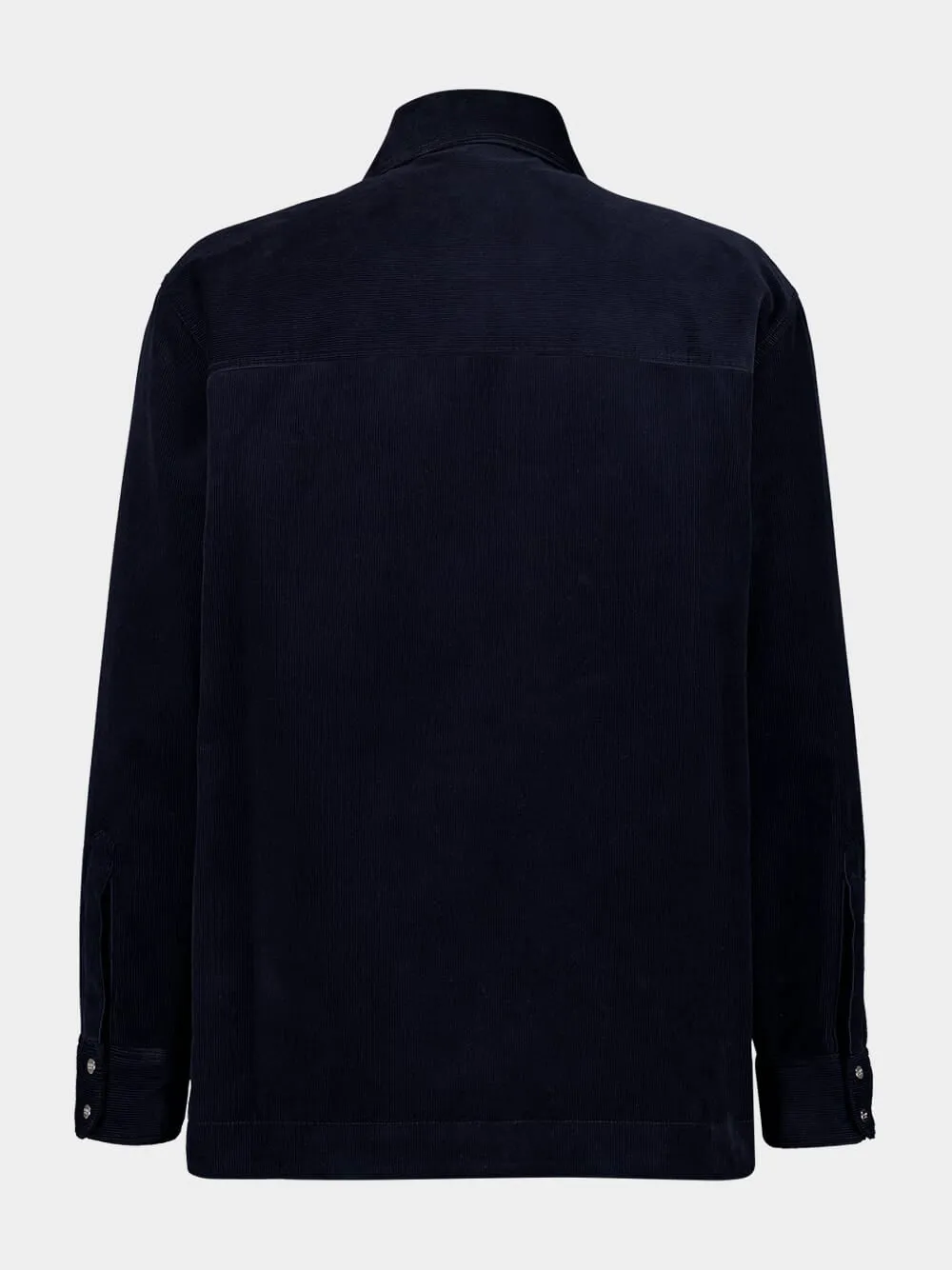 Navy Blue Corduroy Blouson sold by Fashion Clinic product image thumbnail 3