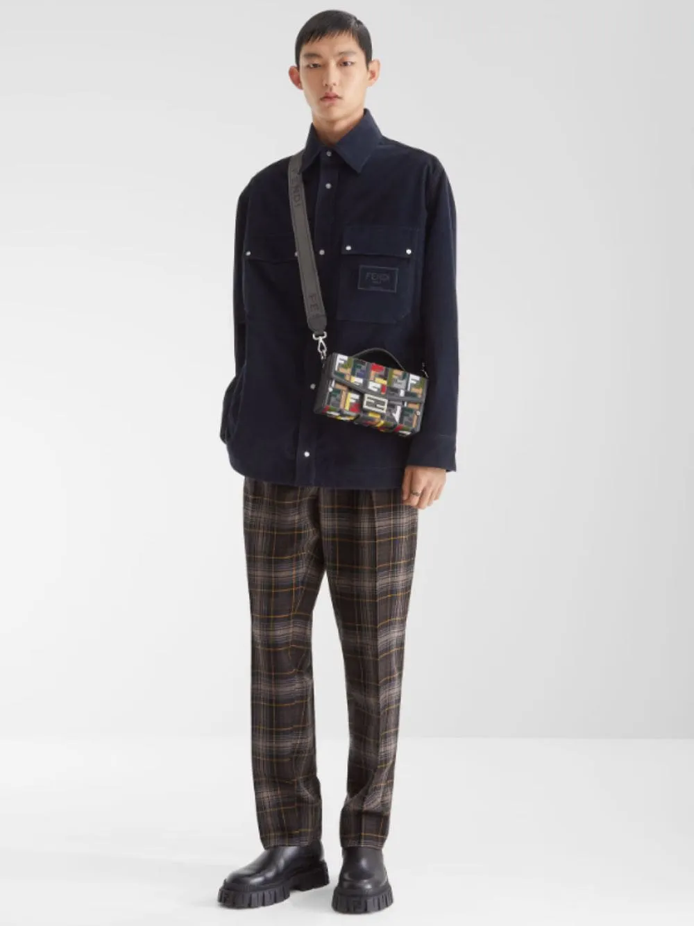 Navy Blue Corduroy Blouson sold by Fashion Clinic product image thumbnail 2