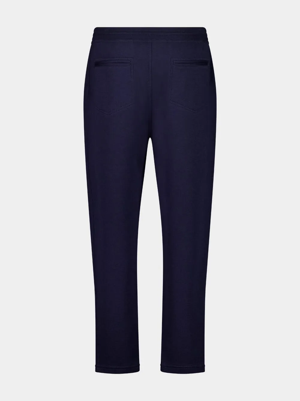 Navy Blue Casual Fit Cotton Pants sold by Fashion Clinic product image thumbnail 2
