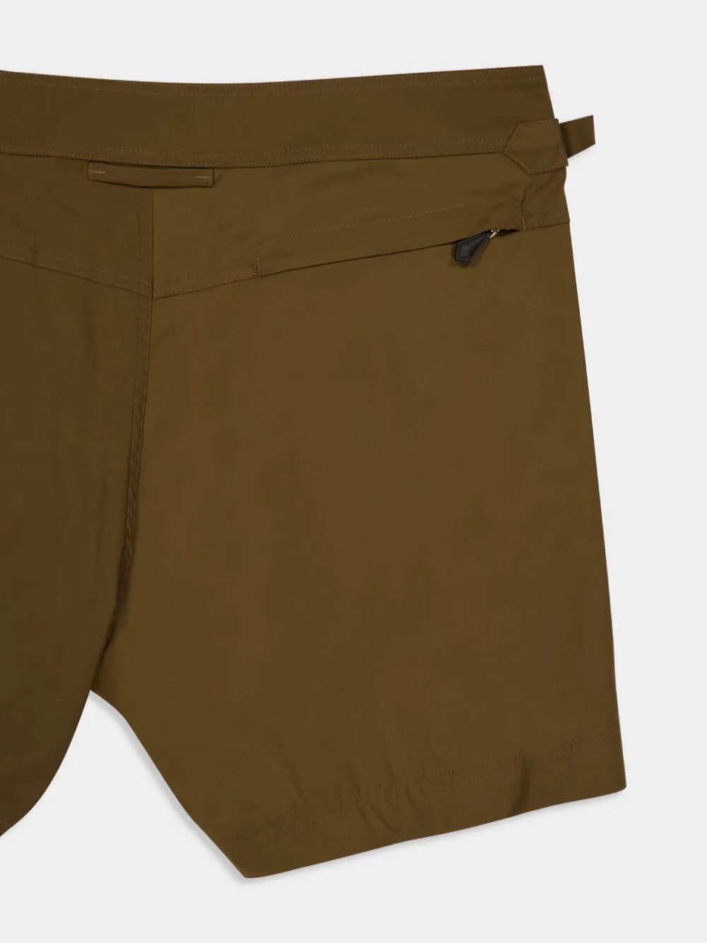 Military Green Nylon Swim Shorts sold by Fashion Clinic product image thumbnail 4