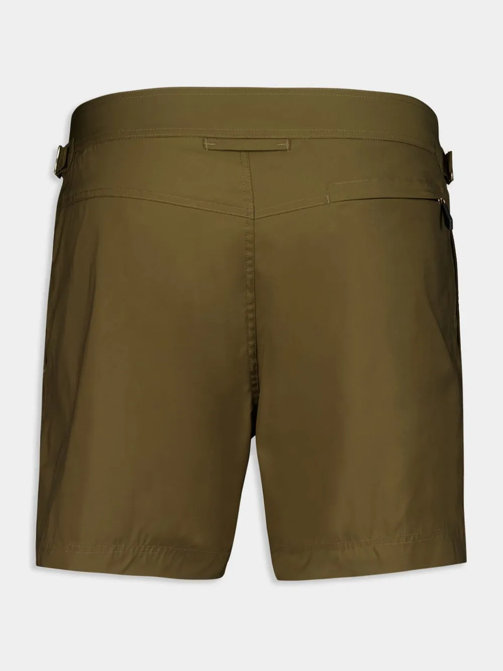 Military Green Nylon Swim Shorts sold by Fashion Clinic product image thumbnail 2
