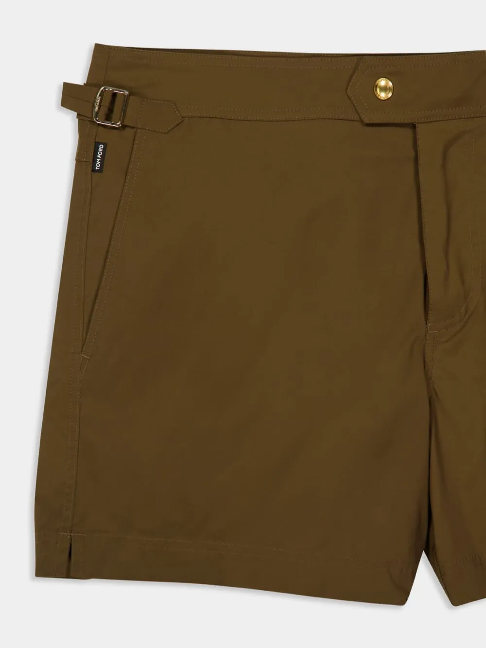 Military Green Nylon Swim Shorts sold by Fashion Clinic product image thumbnail 3