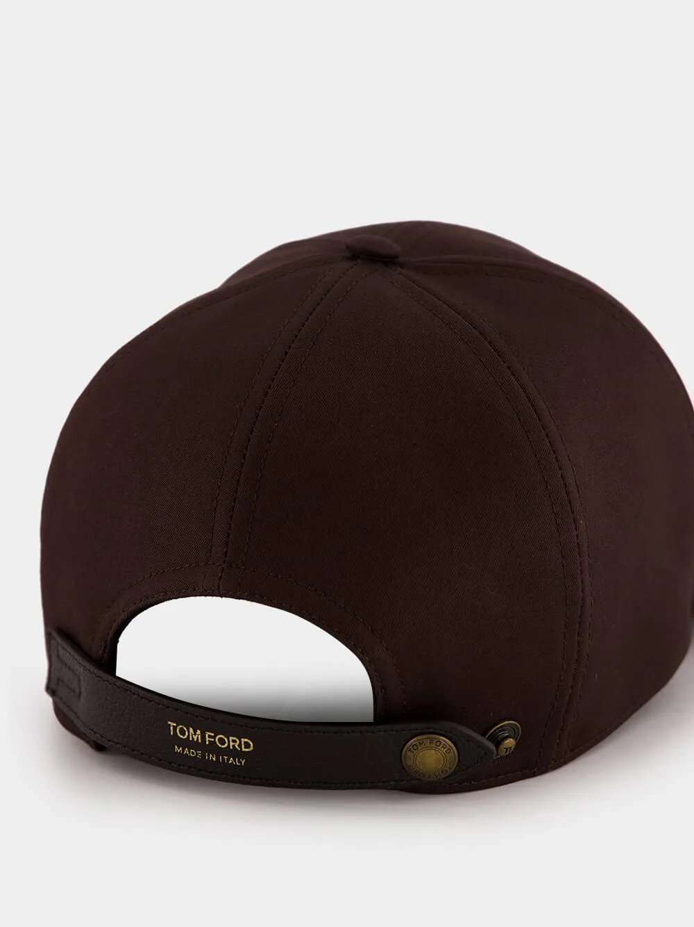 Brown Canvas and Leather Cap sold by Fashion Clinic product image thumbnail 4