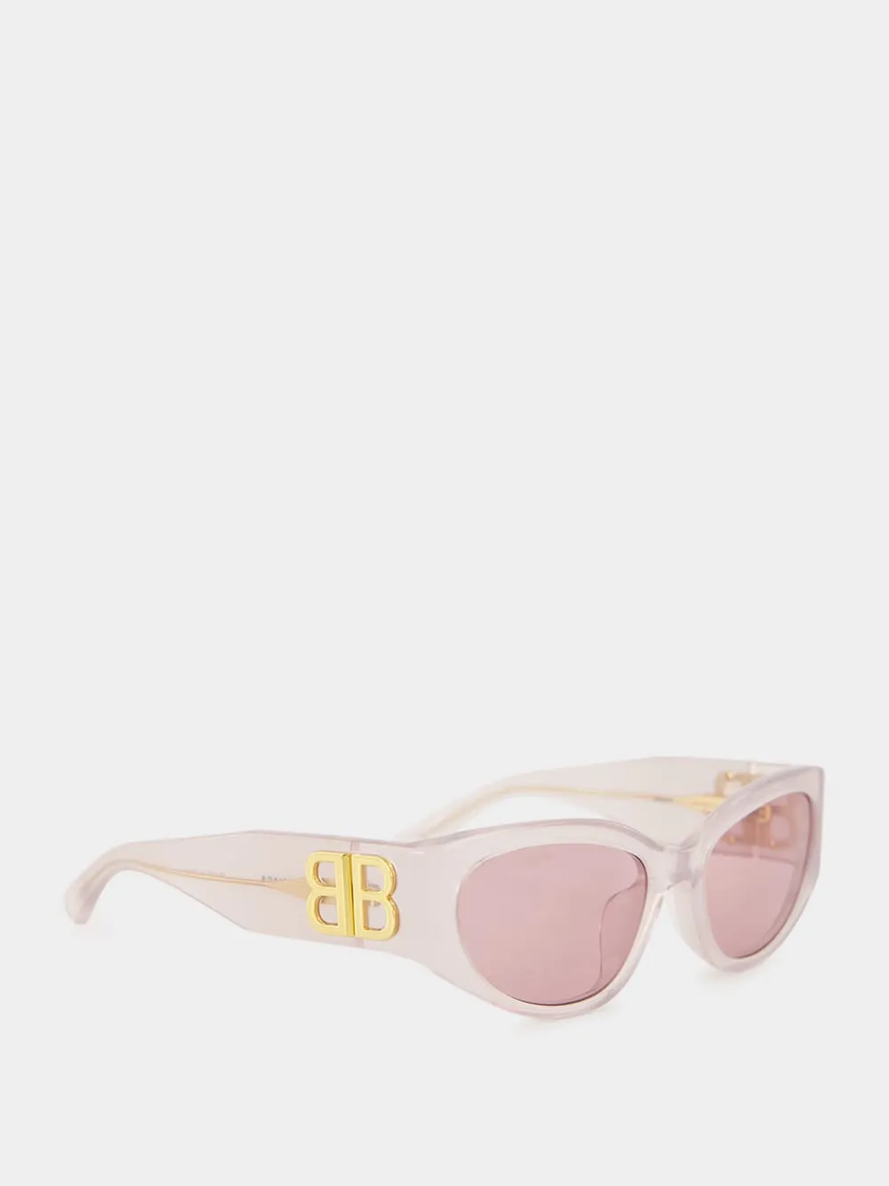 Women's Bossy Round AF Sunglasses in Light Pink sold by Fashion Clinic product image thumbnail 2