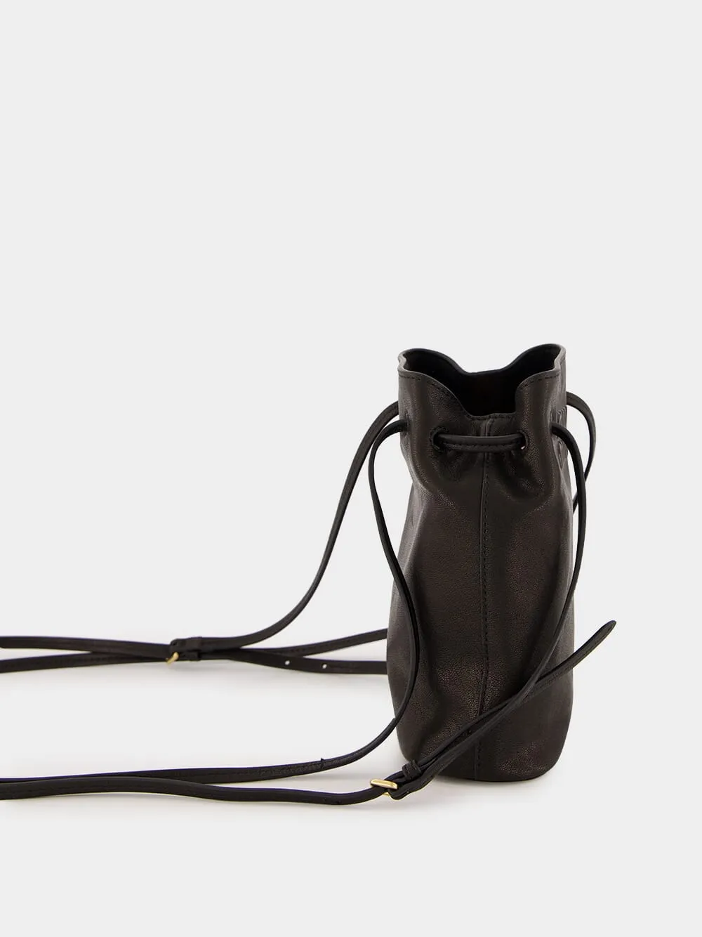 Black Nappa Leather Mini-Bag sold by Fashion Clinic product image thumbnail 5
