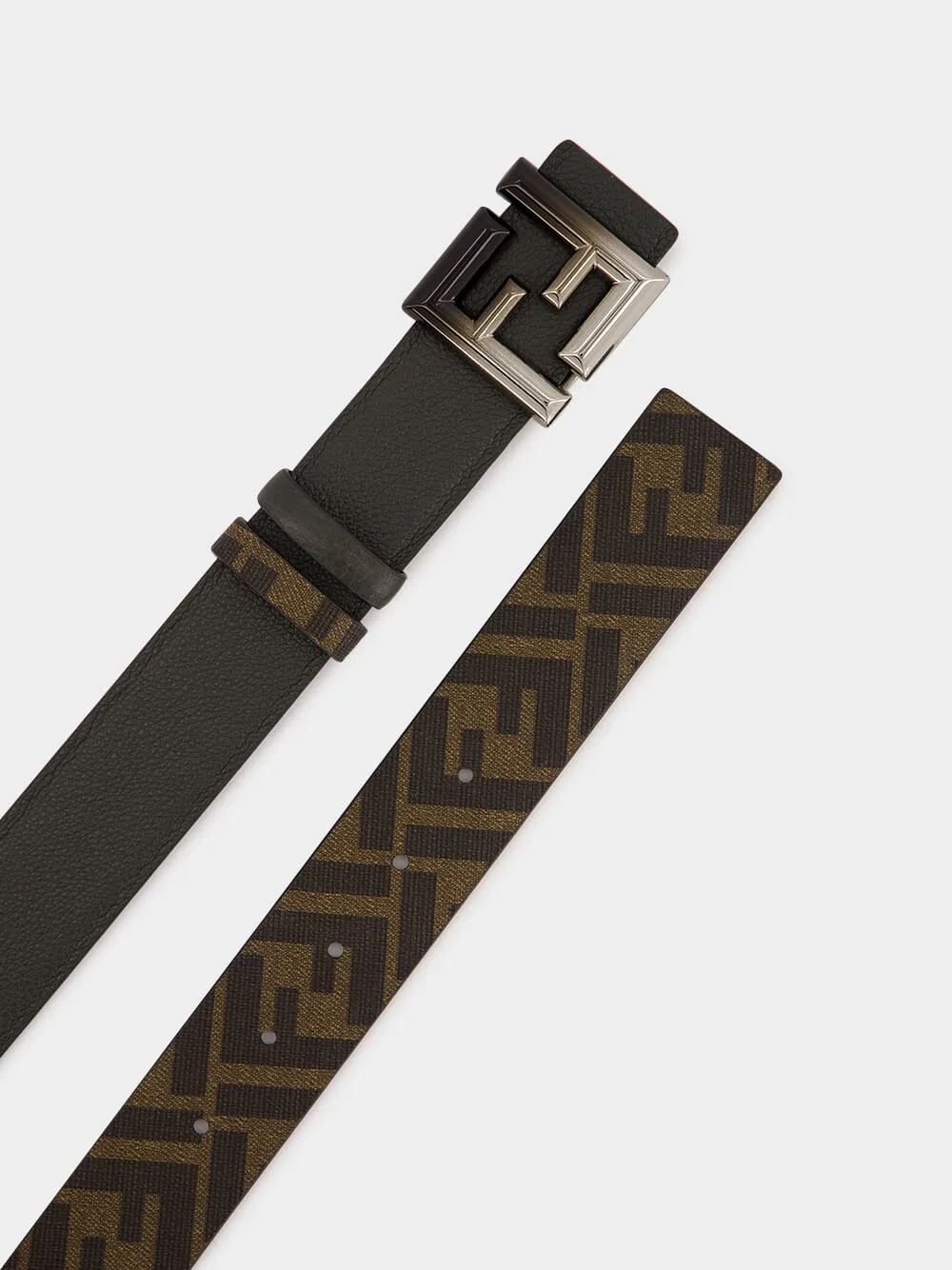 Khaki Green FF Rounded Belt sold by Fashion Clinic product image thumbnail 2