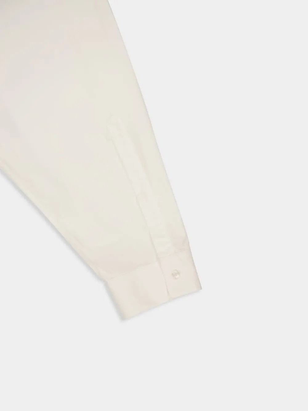 White Minimal Poplin Shirt sold by Fashion Clinic product image thumbnail 4
