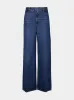 Blue High-Waisted Wide-Leg Jeans sold by Fashion Clinic