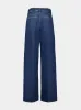 Blue High-Waisted Wide-Leg Jeans sold by Fashion Clinic