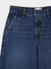 Blue High-Waisted Wide-Leg Jeans sold by Fashion Clinic