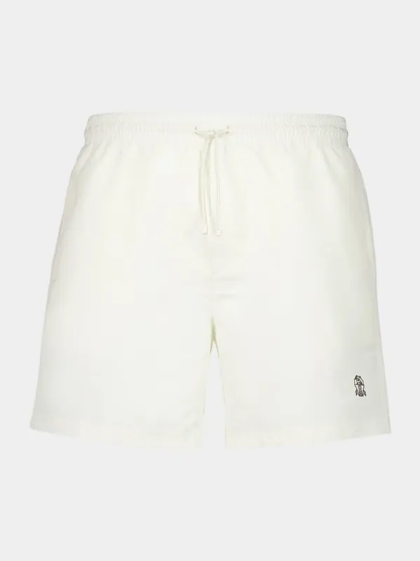 White Swim Shorts sold by Fashion Clinic