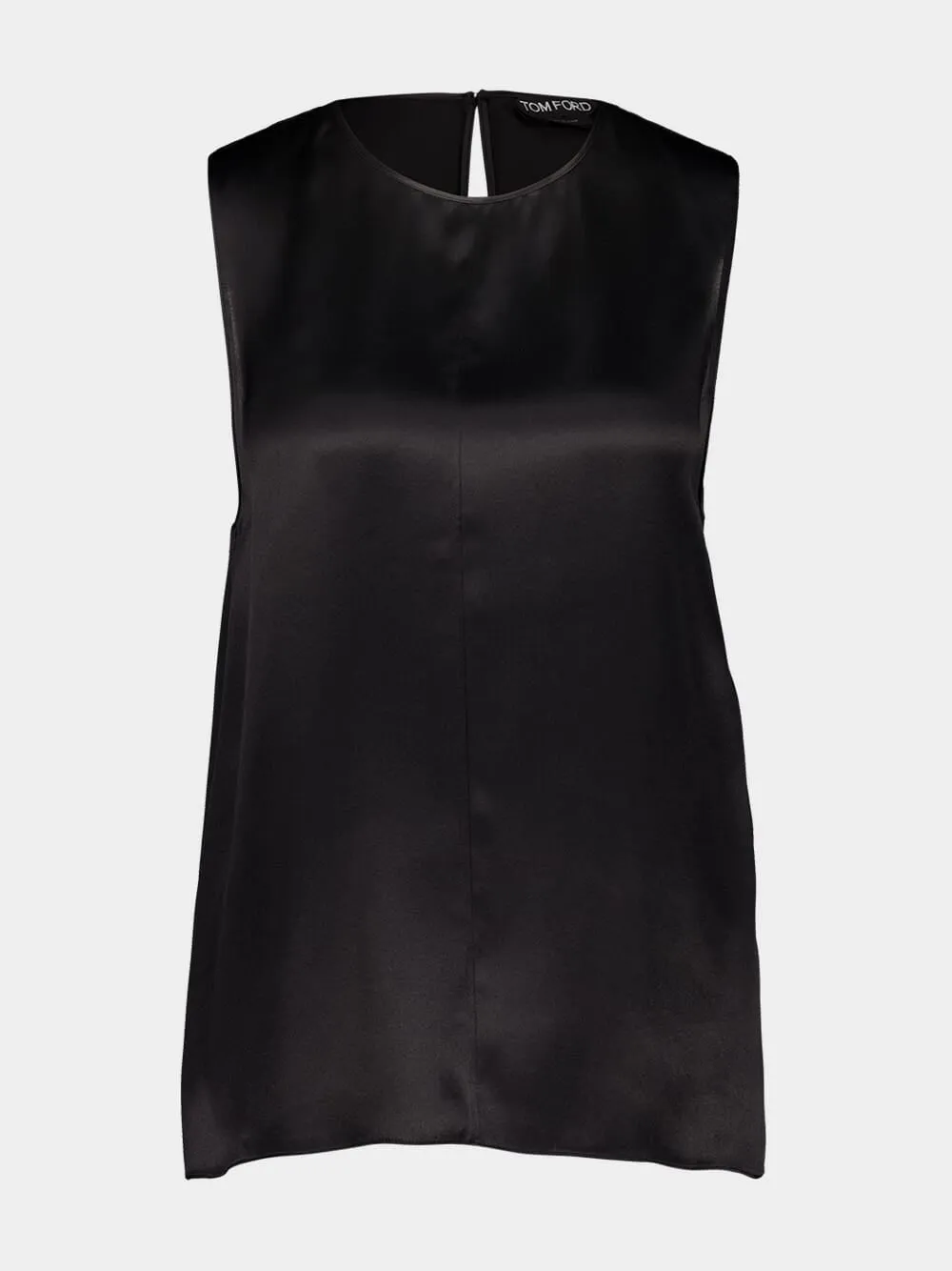 Sleeveless Silk Charmeuse Top sold by Fashion Clinic