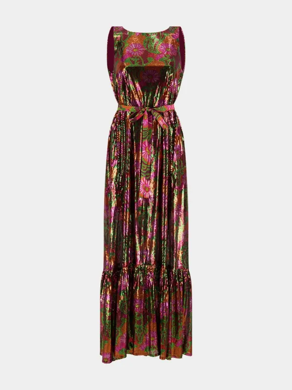 Floral Sleveless Maxi Dress sold by Fashion Clinic