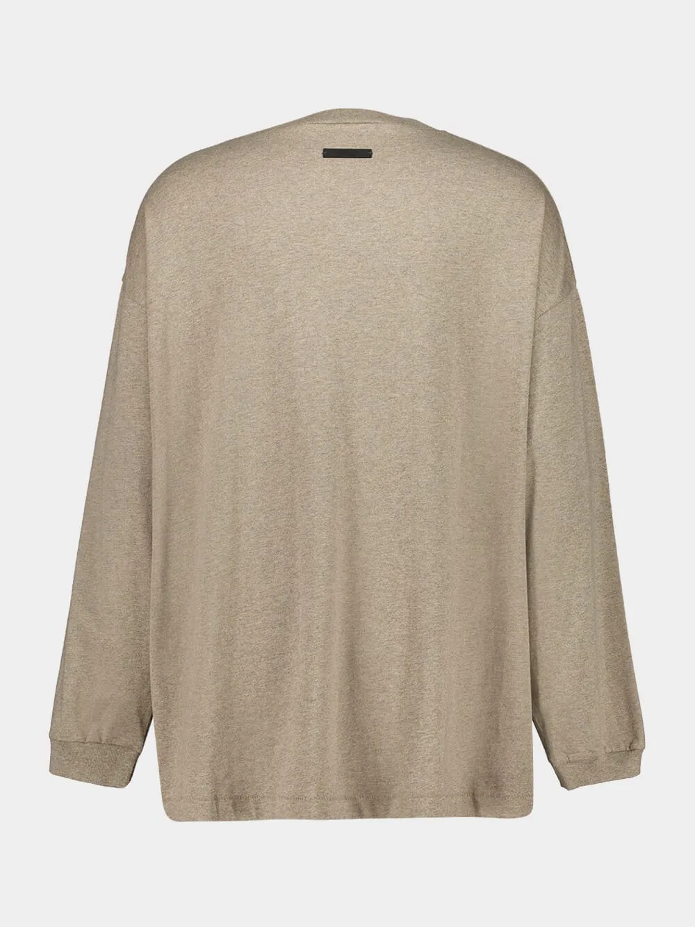 Heather Gray Long-Sleeve Logo Top sold by Fashion Clinic product image thumbnail 2