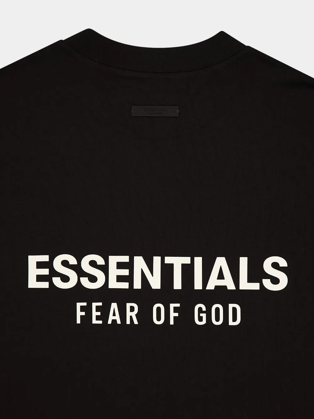 Black Essentials Logo T-Shirt sold by Fashion Clinic product image thumbnail 4