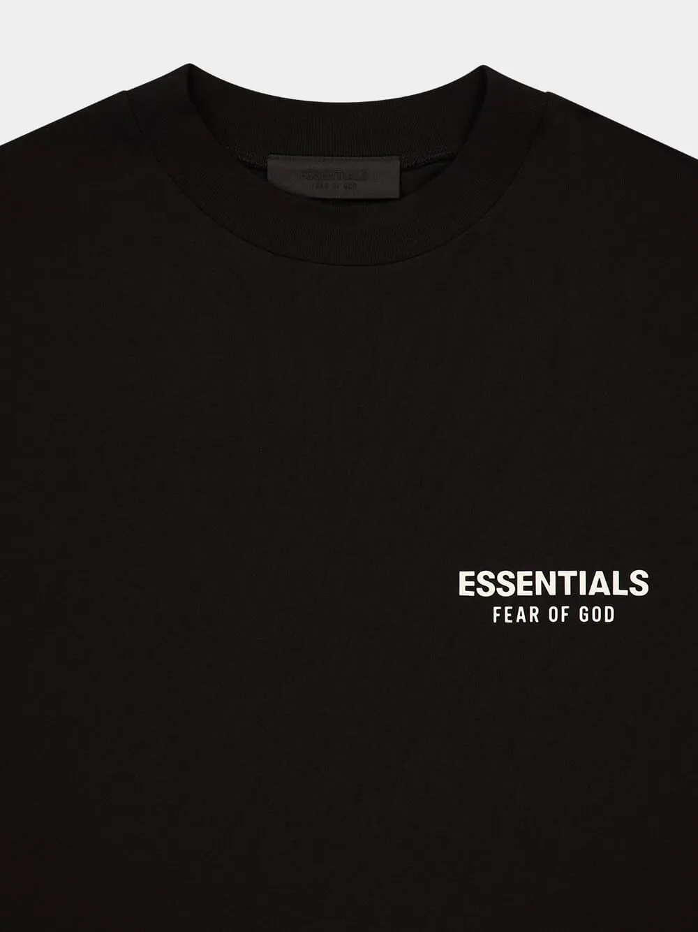 Black Essentials Logo T-Shirt sold by Fashion Clinic product image thumbnail 3