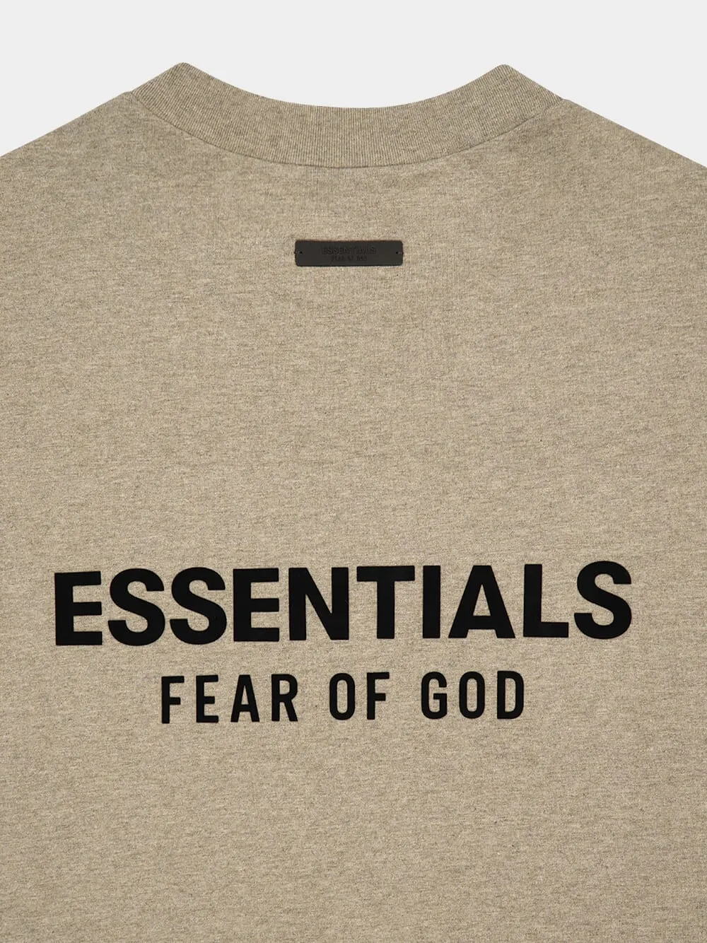Heather Gray Essentials Logo T-Shirt sold by Fashion Clinic product image thumbnail 4
