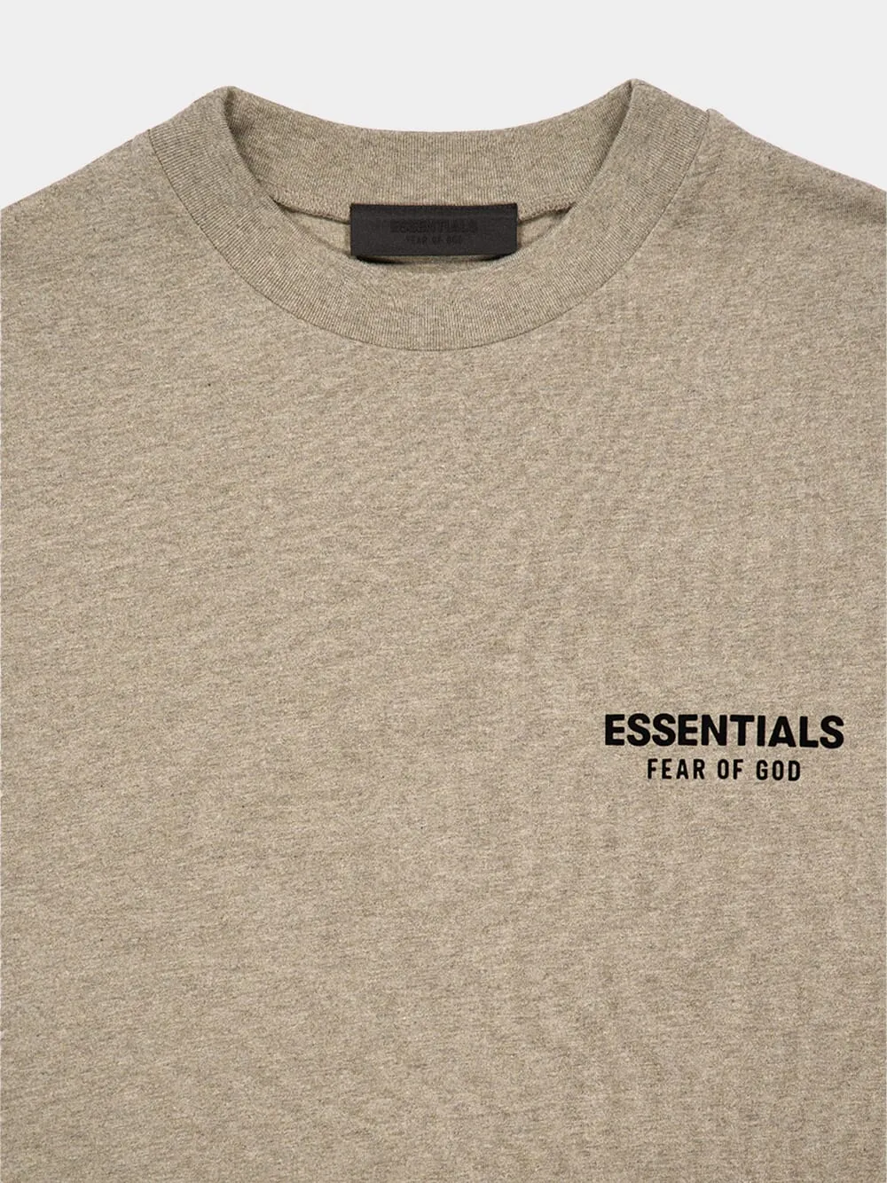 Heather Gray Essentials Logo T-Shirt sold by Fashion Clinic product image thumbnail 3