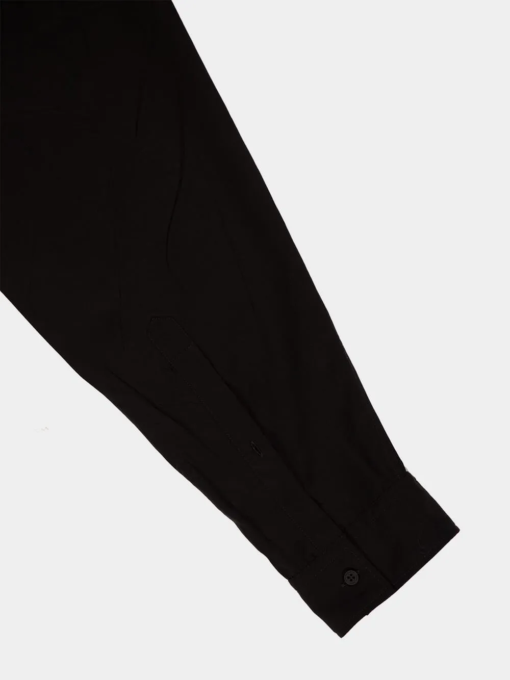 Black Crinkled Fluid Shirt sold by Fashion Clinic product image thumbnail 5